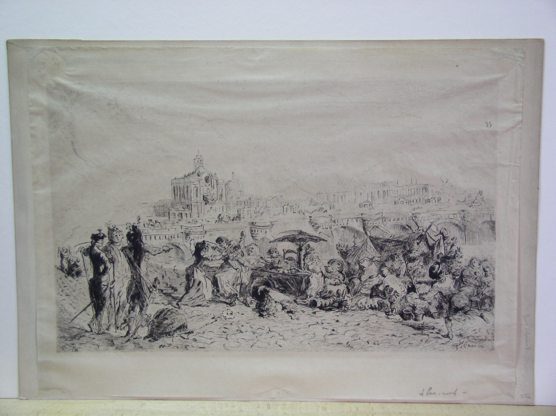 Le Pont-Neuf (titre forgé), Jules de Goncourt, 1859