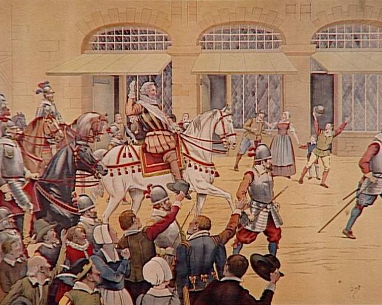 Entrée d'Henri IV à Paris le 22 mars 1594 ; Affiche (d'imprimerie)_0