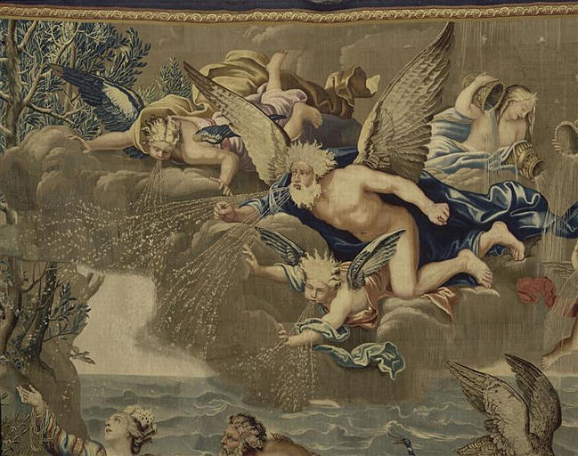 La Galerie de Saint Cloud : L'Hiver - Cybèle implore le retour du soleil (4e tenture)_2