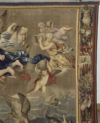 La Galerie de Saint Cloud : L'Hiver - Cybèle implore le retour du soleil (4e tenture)_3