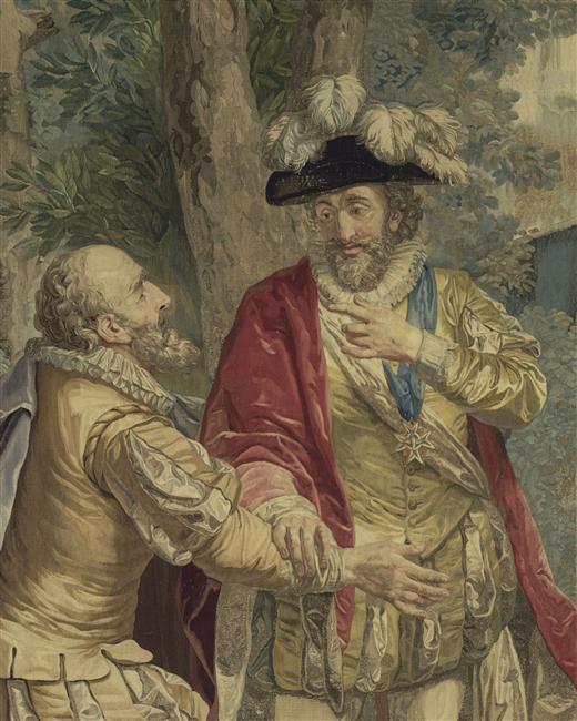 Histoire d'Henri IV : Henri IV relevant Sully (2e tenture)_2
