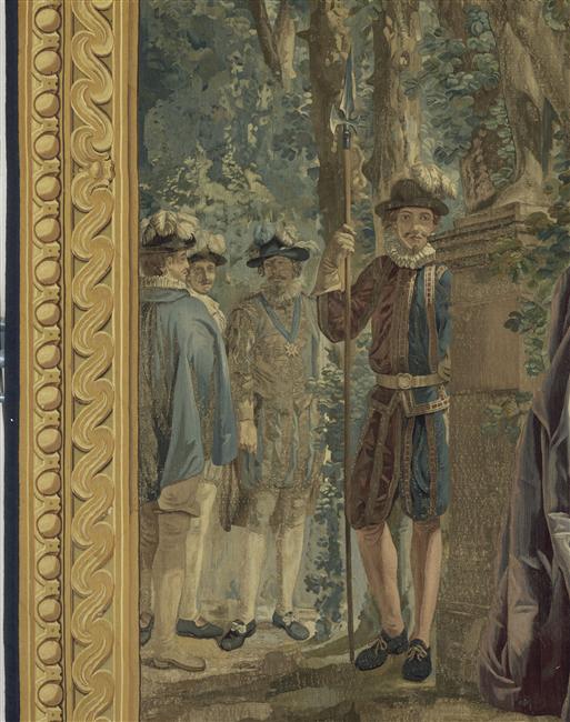 Histoire d'Henri IV : Henri IV relevant Sully (2e tenture)_3