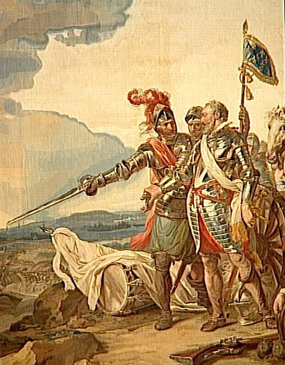 Histoire d'Henri IV : Henri IV devant Paris assiégé (2e tenture)_1