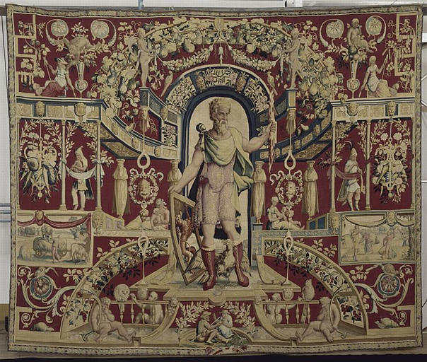 Les Mois Arabesques : Juillet - Jupiter - La moisson ; aussi dit Les Mois grotesques_0