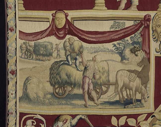 Les Mois Arabesques : Juillet - Jupiter - La moisson ; aussi dit Les Mois grotesques_2