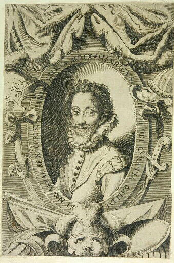 Henricus IIII Dei gratia Galliae et Navarrae (Rex Christianissimus MDCX3) ; Henri IV Roy de France et de Navarre (roi très chrétien) ;, Domenico Falcini, 1610