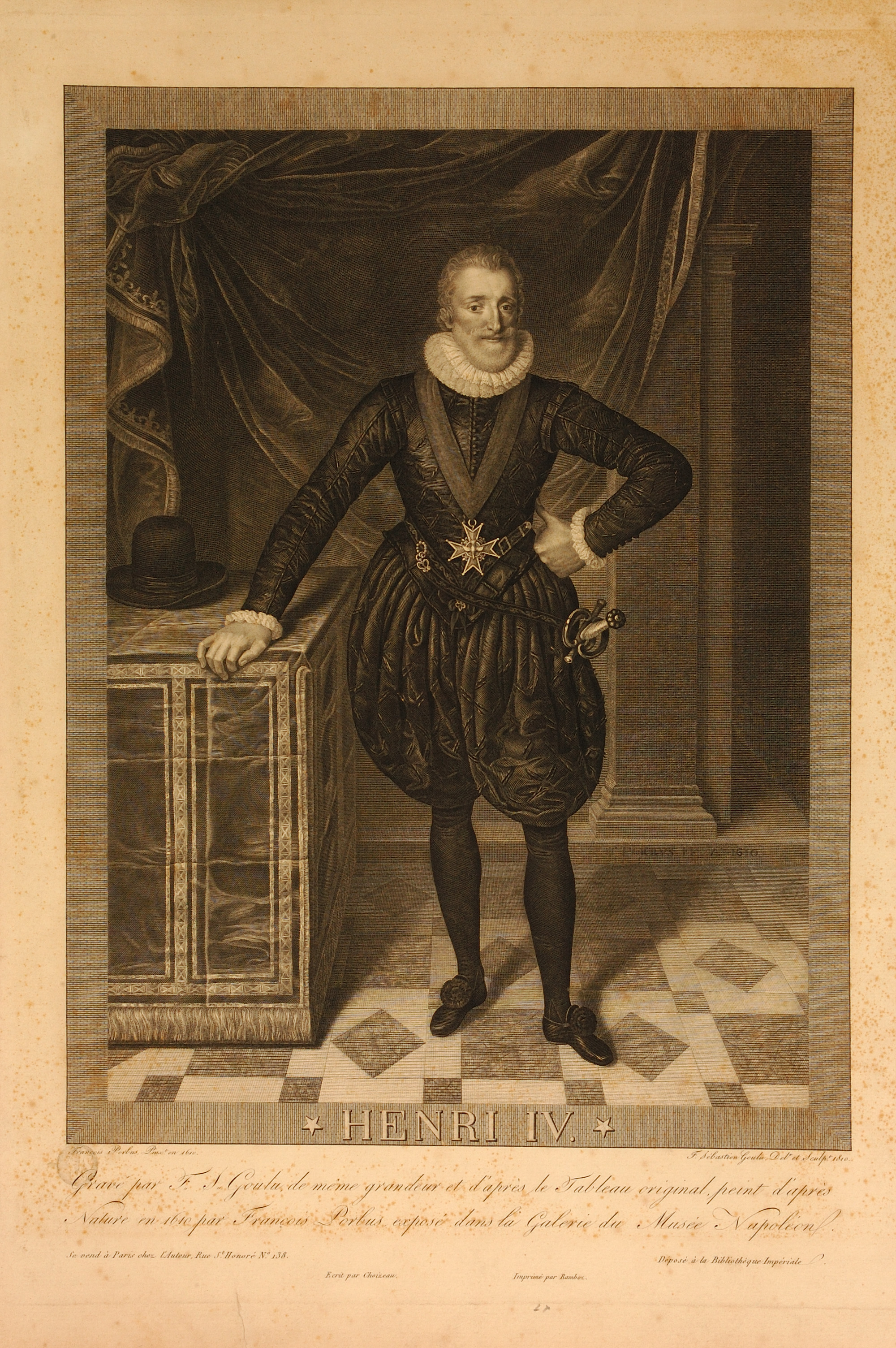 Henri IV, Ferdinand Sébastien Goulu, 1810