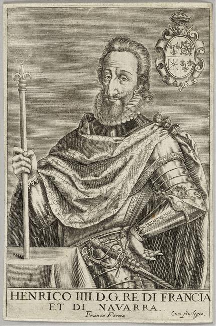 Henri IV à mi-corps, tourné vers la gauche, Джакомо Франко, 1596