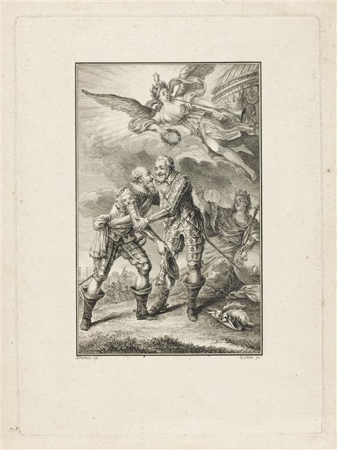 Henri IV et Sully (titre factice), Charles Emmanuel Patas, 1775 vers