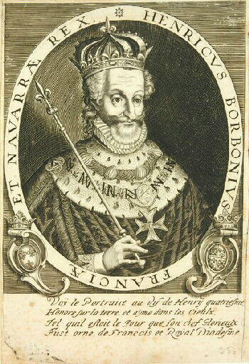 Henricus Borbonius Rex Franciae et Navarrae (titre d'origine) ; Henri de Bourbon, roi de France et de Navarre (titre traduit)_0