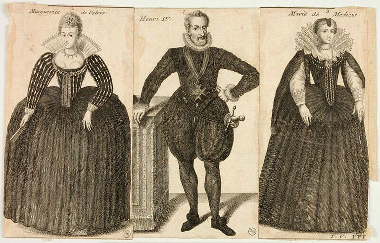 Henri IV au milieu de ses deux épouses (titre factice), Louis Boudan, 1ère moitié 18e siècle