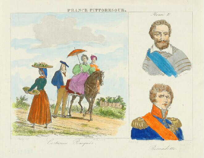 France Pittoresque/Costumes basques/Henri IV/Bernadotte. (titre inscrit)_0