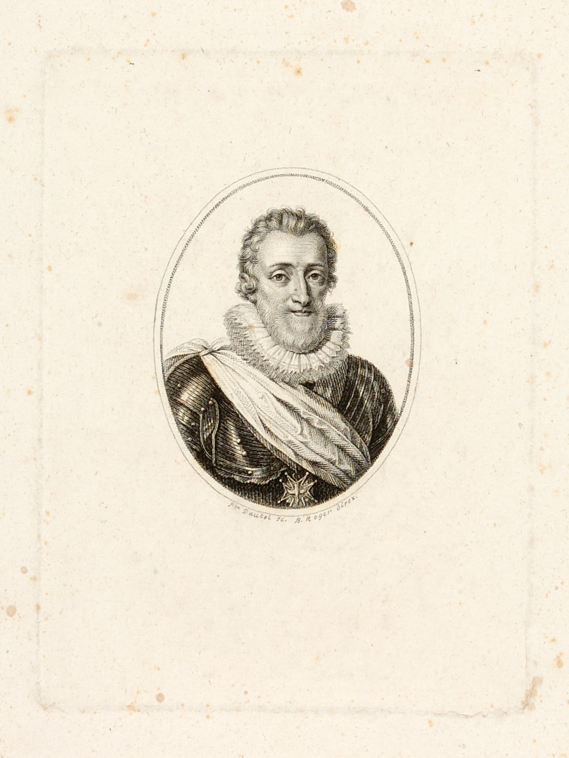Henri IV (titre factice), Barthélémy Joseph Fulcran Roger, 1822 vers
