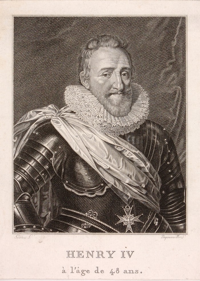 Henri IV à l'âge de 48 ans, François Dequevauviller, 1822 vers