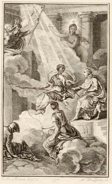 Louis XVI et les Parques (titre factice), Delaunay, Nicolas, 1776
