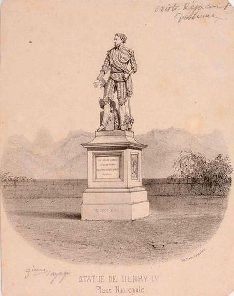 Statue de Henry IV/ Place Royale, Victor Petit, 1850 après