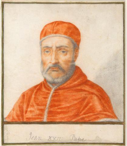 Portrait du pape Jean XXII, Thierry Bellangé, 1ère moitié 17e siècle
