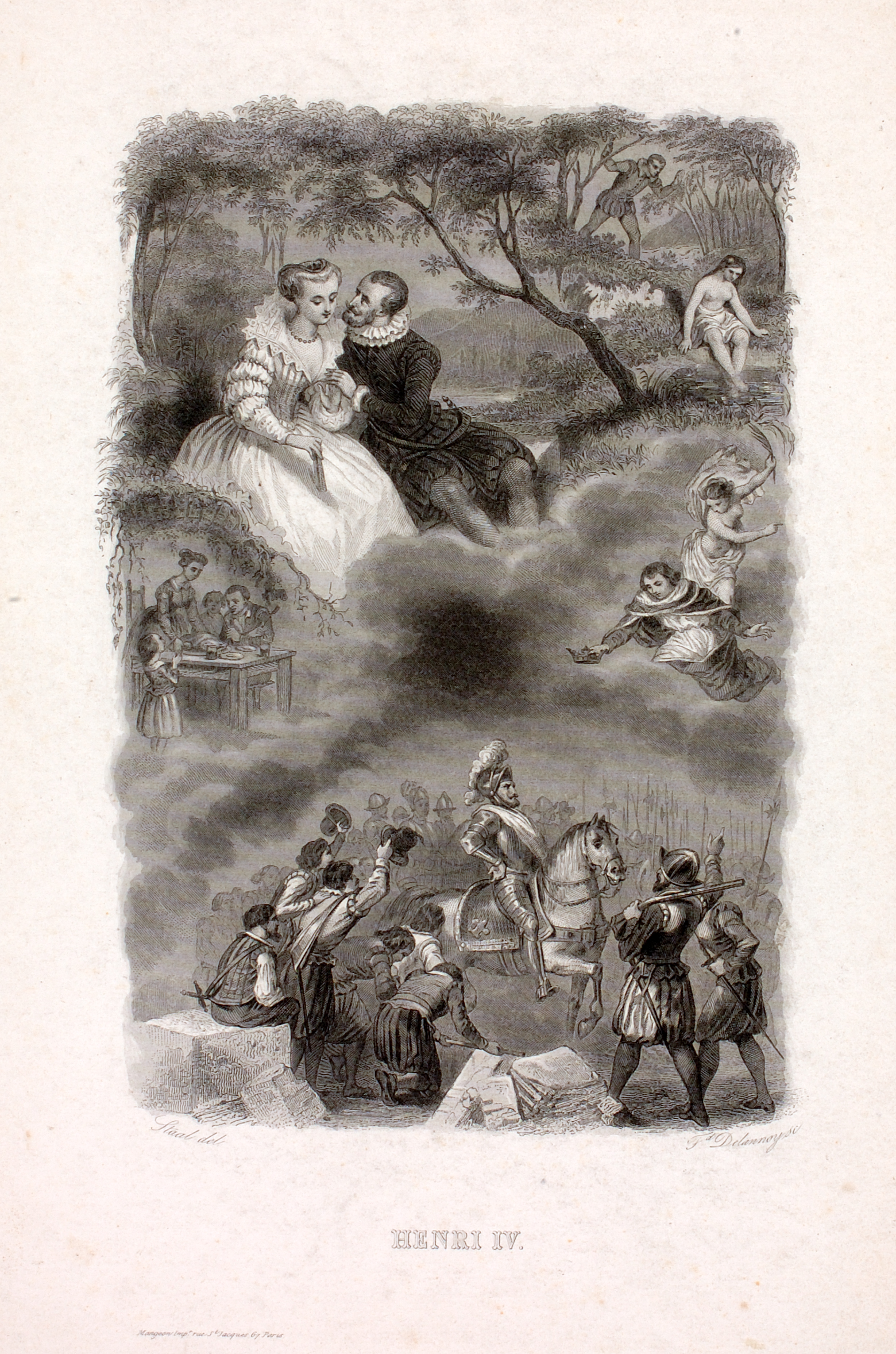 Henri IV (titre inscrit), Ferdinand Delannoy, 1860 vers