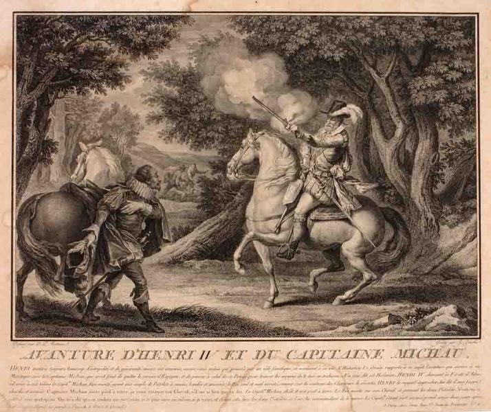 Aventure d'Henri IV et du Capitaine Michau (titre inscrit)_0