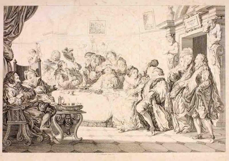 Le repas chez Henri IV (Titre factice), Louis-Joseph Masquelier, 1788
