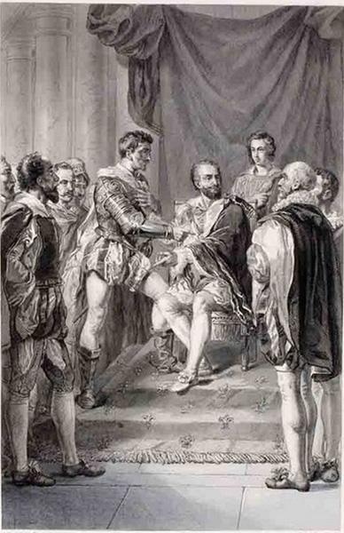 Henri IV présentant Crillon à sa cour_0