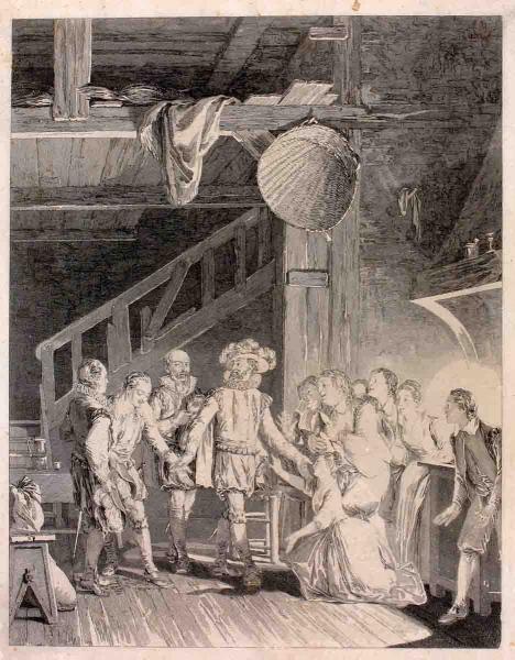 Henri IV chez Michau (titre factice), Jean Baptiste Blaise Simonet