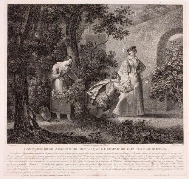 Les premières amours de Henri IV, ou l'origine de conter Fleurette. L'infidélité. (n°III), Alexandre Joseph Desenne, 1822