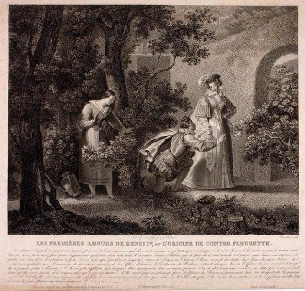 Les premières amours de Henri IV, ou l'origine de conter Fleurette. L'infidélité. (n°III)_0