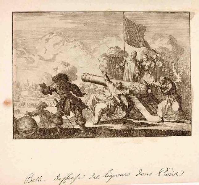 Belle deffense des ligueurs dans Paris (titre inscrit)_0