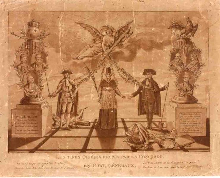 Les trois ordres réunis par la Concorde (en Etat Généraux)_0