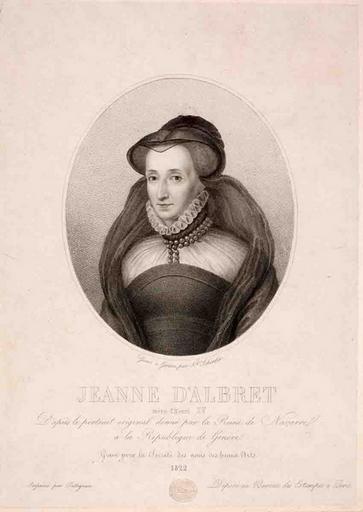 Jeanne d' Albret, mère d'Henri IV_0