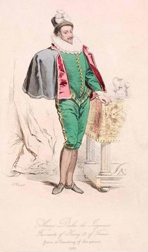 Anne Duke of Joyeuse (titre inscrit), Hippolyte Louis Emile Pauquet, 1868