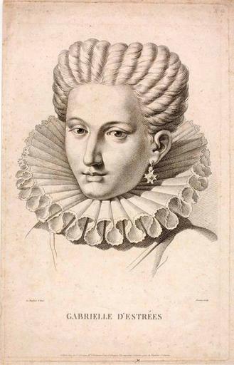 Gabrielle d'Estrées (titre inscrit), Jean-Baptiste Lucien, 1815 vers