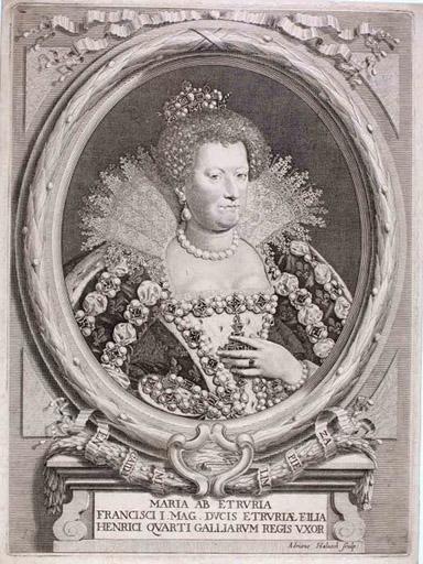 Marie de Médicis en buste, Adriaen Haelwegh, 1650 vers