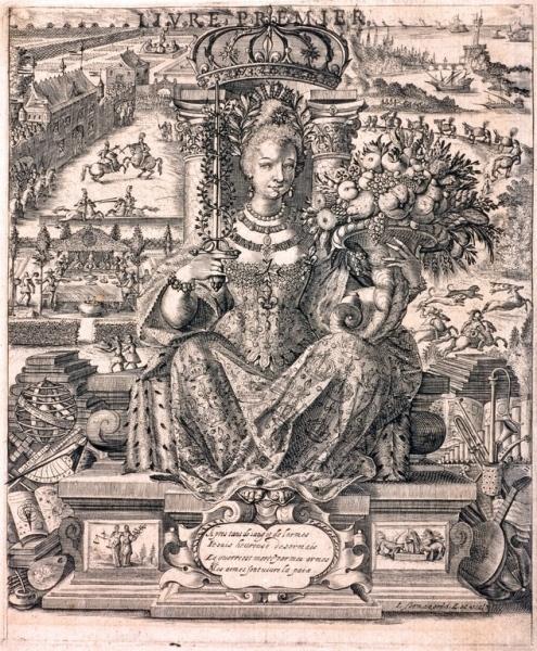 Portrait allégorique de Marie de Médicis, Jacques de Fornazeris