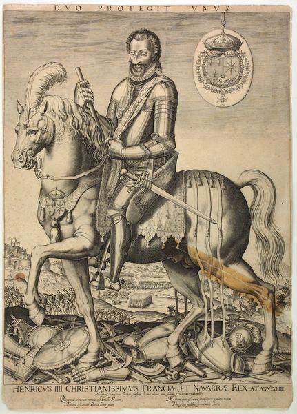 Henri IV à cheval (titre factice), Philippe Thomassin, 1596