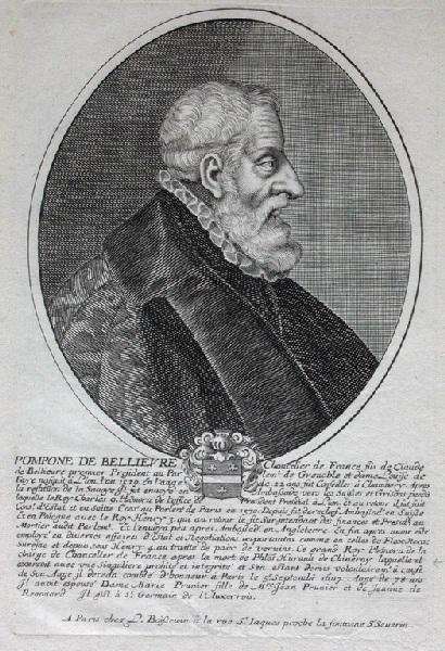 Pomponne de Bellièvre chancelier de France (titre inscrit)_0