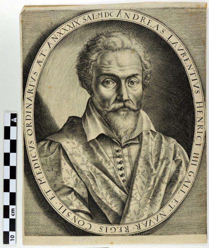 André du Laurens en buste, Karel van Mallery, 1600 vers