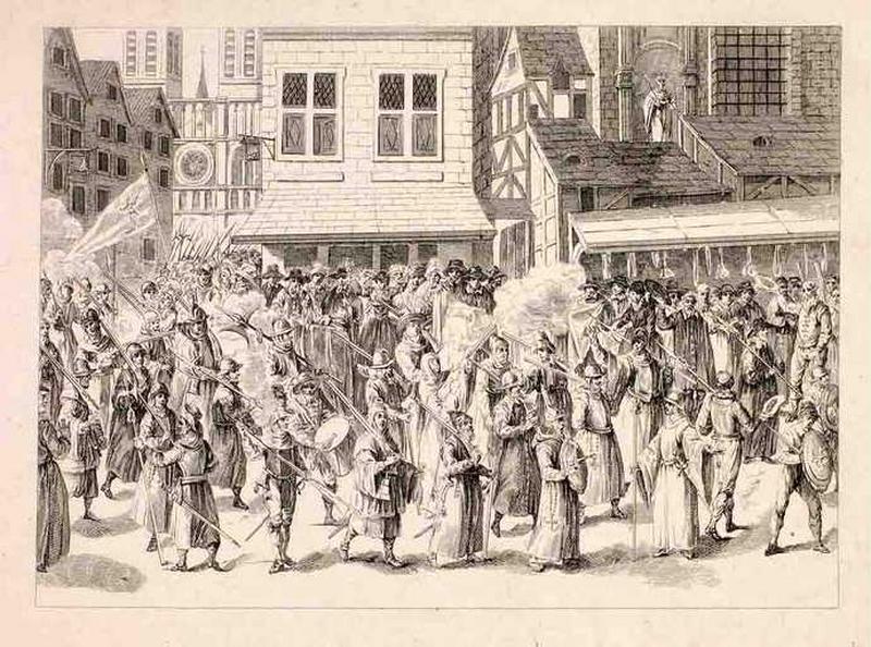Procession de la Fameuse Ligue contre Henri IV (en 1593)_0