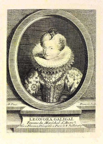 Léonora Galigai, femme du maréchal d'Ancre, Jean-Charles Francois, 1749