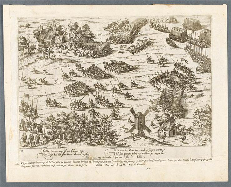 Bataille de Dreux (19 décembre 1562) (la 3ème charge)_0