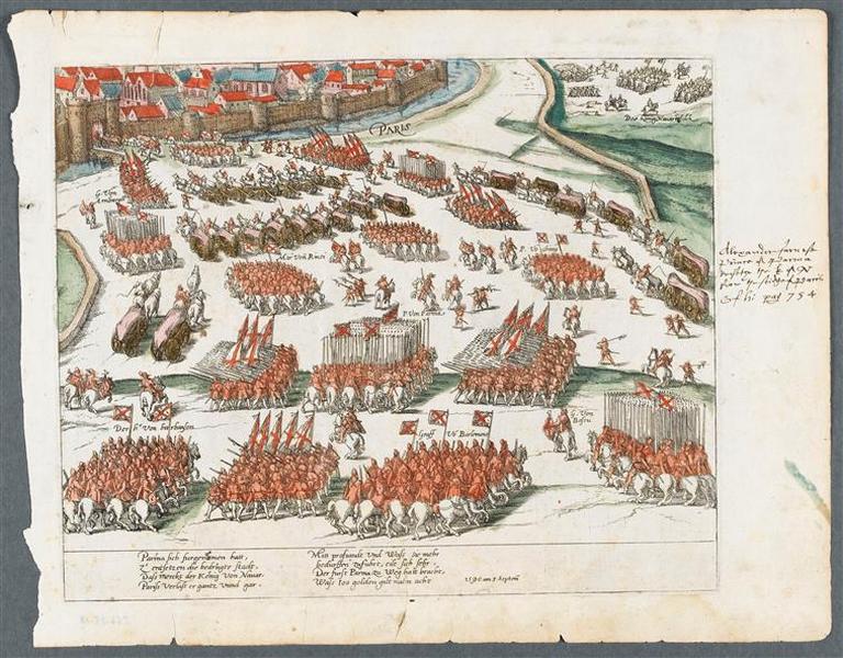 Levée du siège de Paris. 3 septembre 1590_0