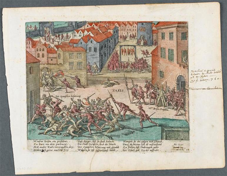 Assassinat du Président B.Brisson.15 novembre 1591_0