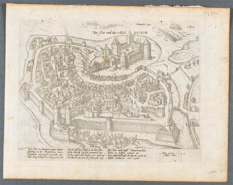 Prise de Dijon par le roi de France.28 mai 1595, François Hogenberg, 4e quart 16e siècle, 1er quart 17e siècle
