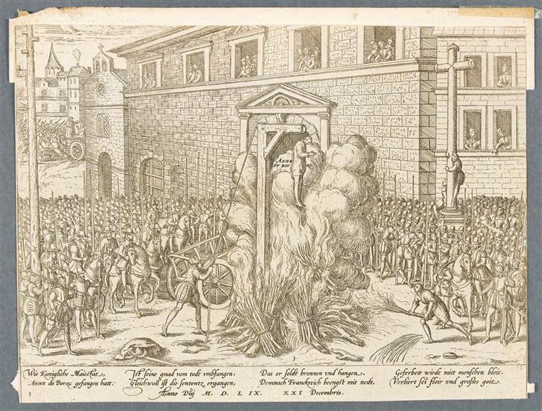 Pendaison d'Anne du Bourg.23 décembre 1559_0