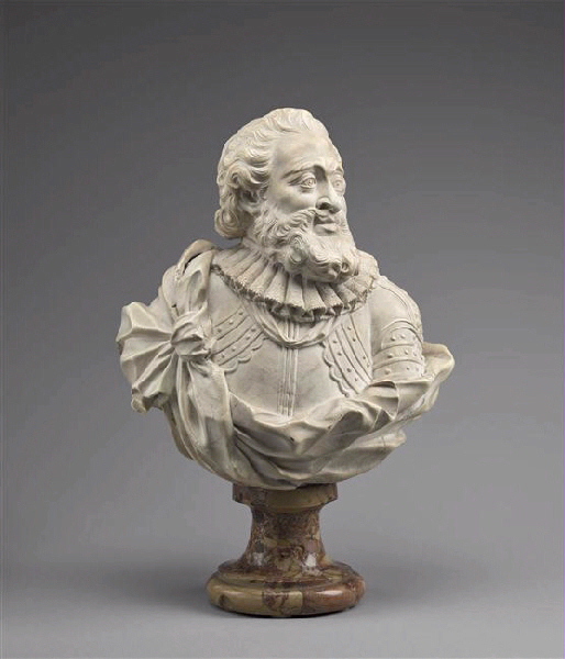 Buste d'Henri IV, Joseph Rosset, 1765,1770