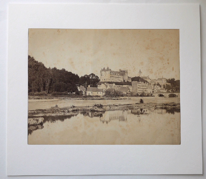 Vue du Gave et du château de Pau, Farnham Maxwell Lyte, 1860