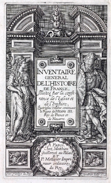 Frontispice. Inventaire Gal de l'Histoire de France_0