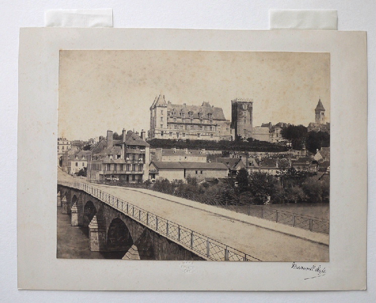 Le château de Pau façade Sud, Farnham Maxwell Lyte, 1860