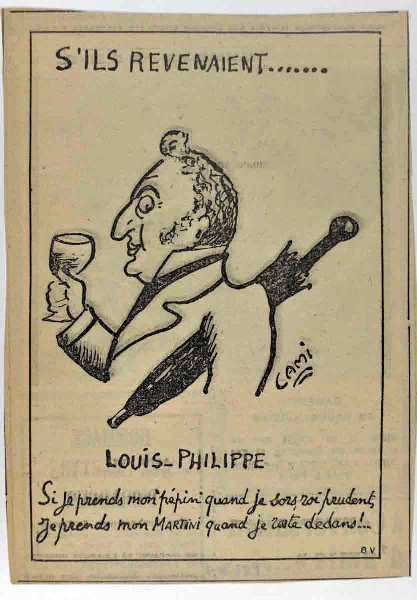 Louis-Philippe (titre inscrit), Robert Cami, 3e quart 20e siècle
